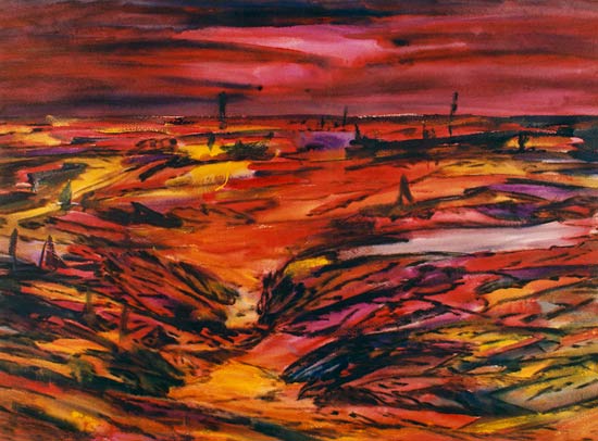 Landscape in red from Günter H. Behrens