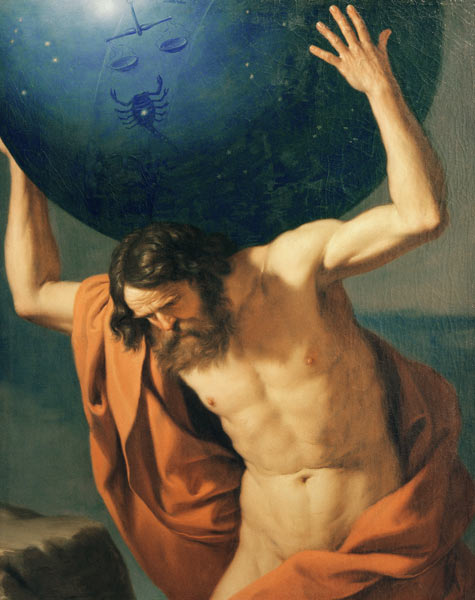 Guercino / Atlas from Guercino (eigentl. Giovanni Francesco Barbieri)