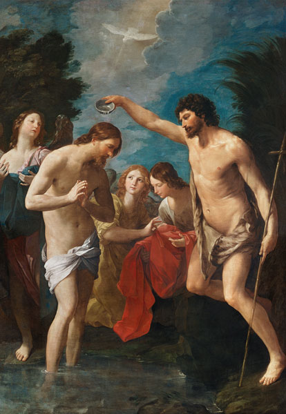 The baptism Christi from Guido Reni