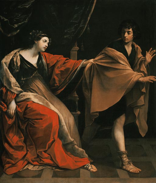 Joseph and the woman of the Potiphar from Guido Reni