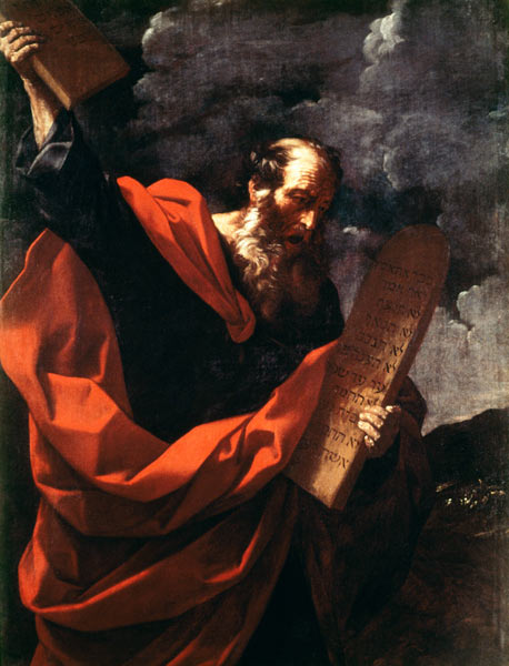 Moses with the Tablets of the Law from Guido Reni