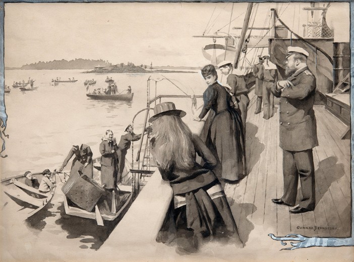 Trip of Alexander III in the Gulf of Finland from Gunnar Berndtson
