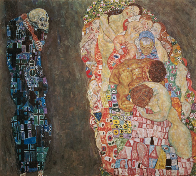 Death and life completed from Gustav Klimt