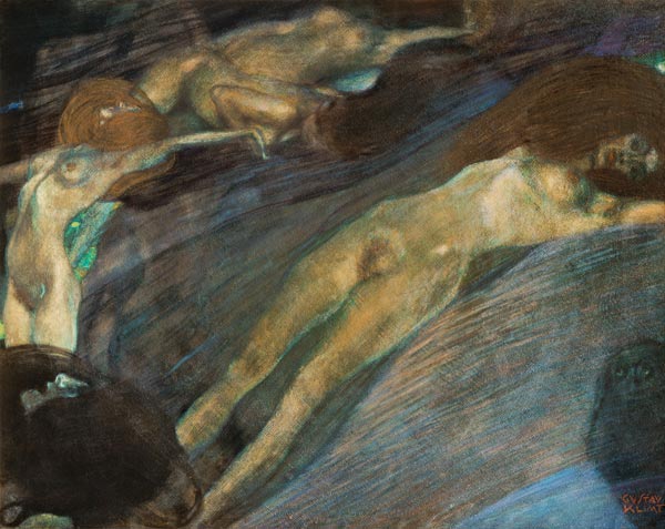 Flowing Water from Gustav Klimt