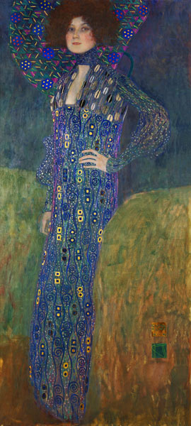 Portrait of Emilie Floege from Gustav Klimt