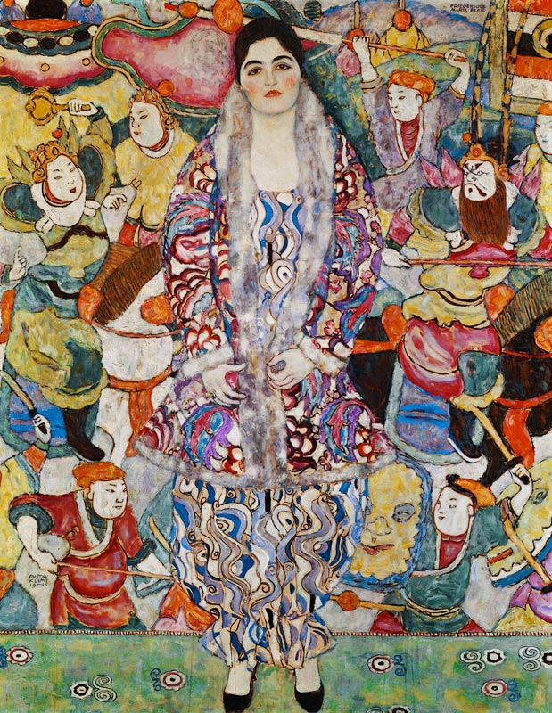Portrait Friderike Maria Beer from Gustav Klimt