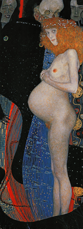Die Hoffnung I from Gustav Klimt