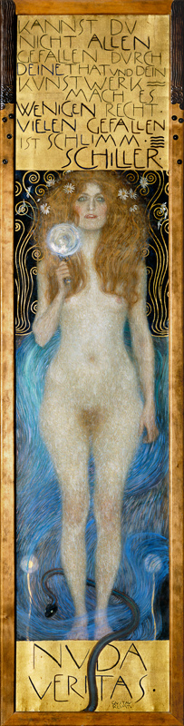 Nuda Veritas from Gustav Klimt