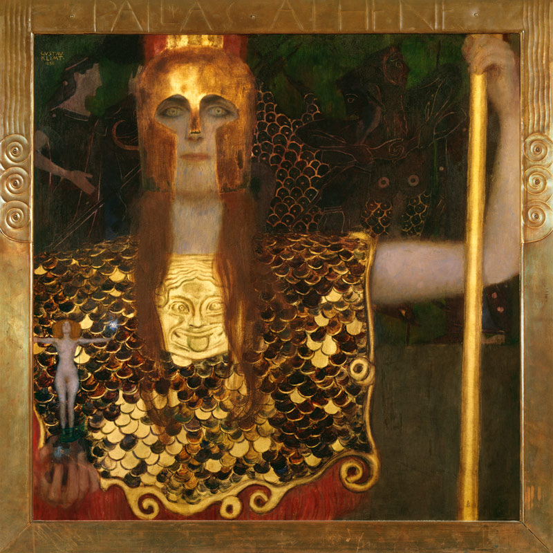 Pallas Athena from Gustav Klimt