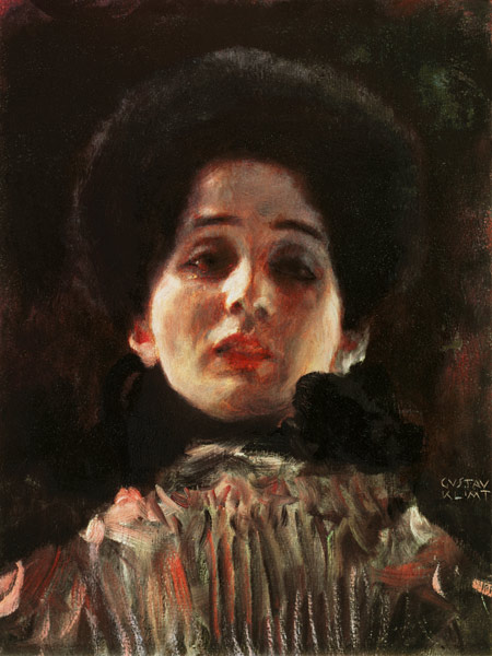 Portrait en face from Gustav Klimt