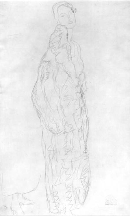 Robed Standing Lady from Gustav Klimt