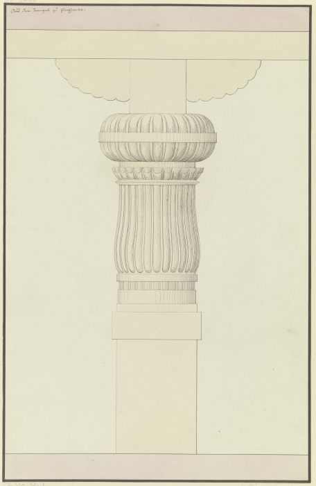 Indische Säule und Architrav from Gustav Rügemer