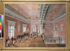 Changing of the Guard in the Pavlovsk Palace at the time of Paul I