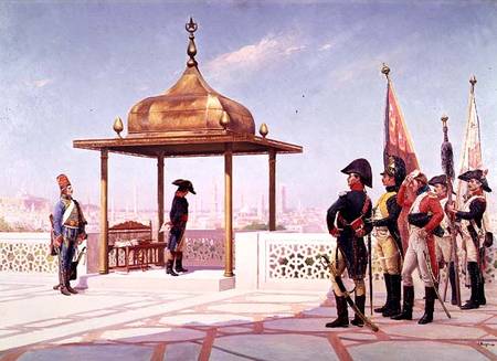Napoleon in Cairo from Gustave Bourgain