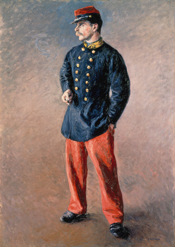 A Soldier from Gustave Caillebotte