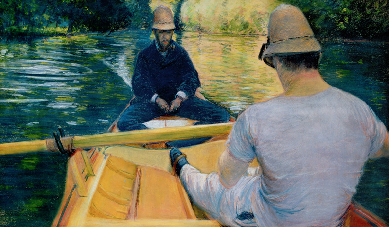 Boaters on the Yerres from Gustave Caillebotte