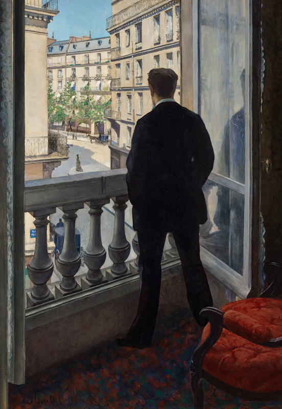 Man at the Window. 1875 from Gustave Caillebotte