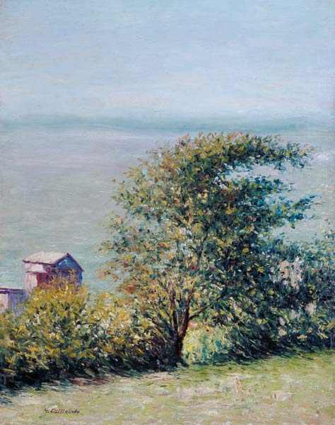 By the sea at Villerville from Gustave Caillebotte