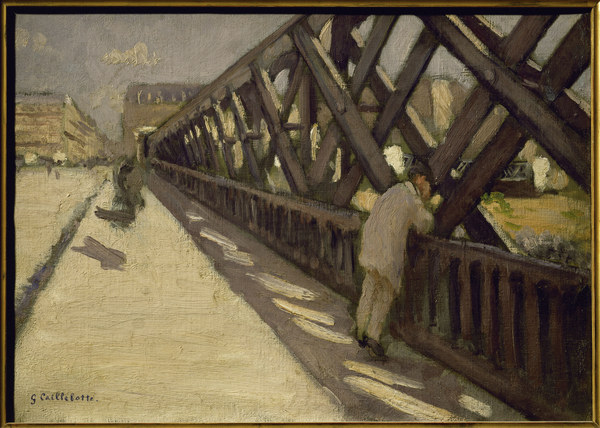 Le Pont de lEurope, esquisse preliminai from Gustave Caillebotte