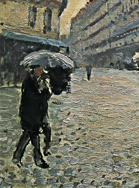 Paris, a Rainy Day from Gustave Caillebotte