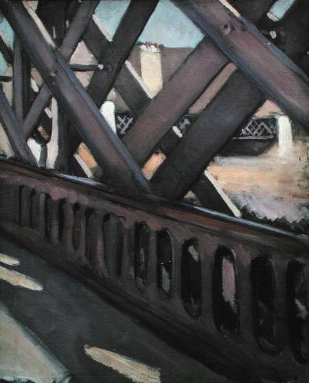 Study of Le Pont de l'Europe from Gustave Caillebotte