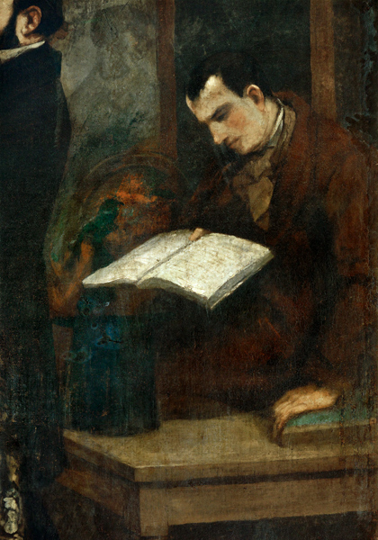 Baudelaire from Gustave Courbet