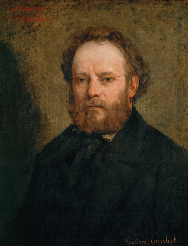 Proudhon from Gustave Courbet