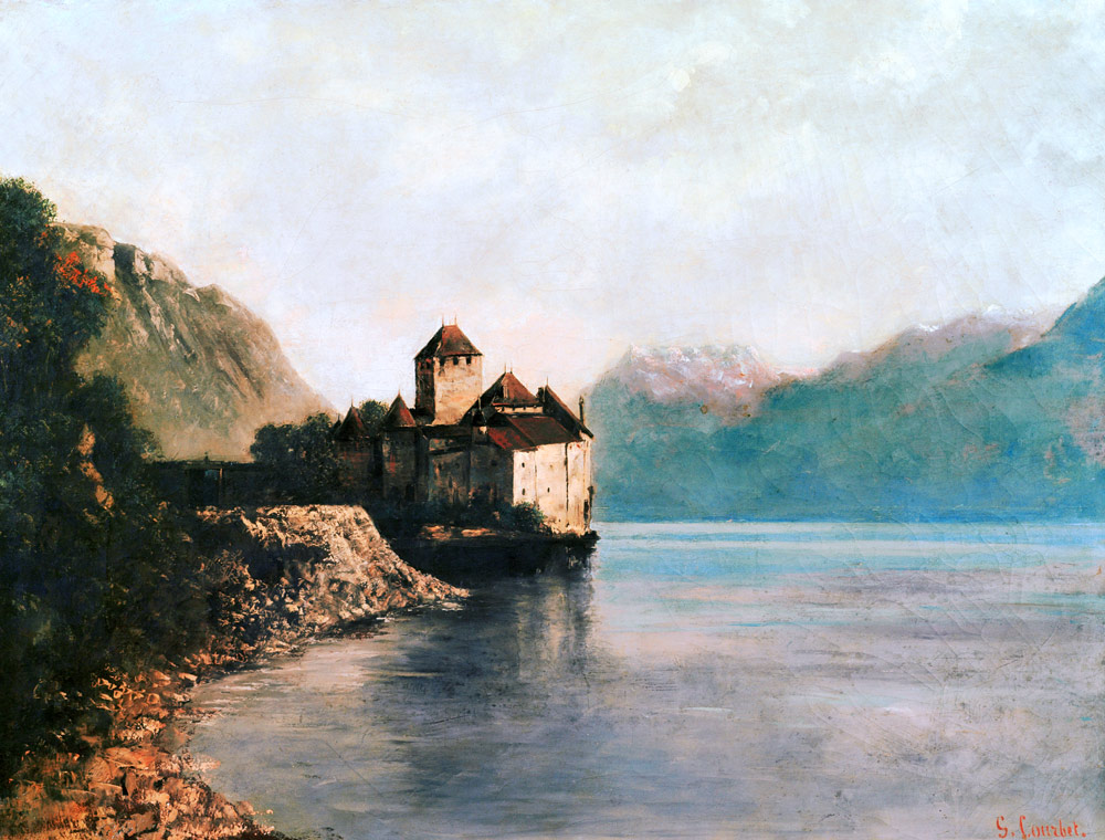 Chillon Castle from Gustave Courbet