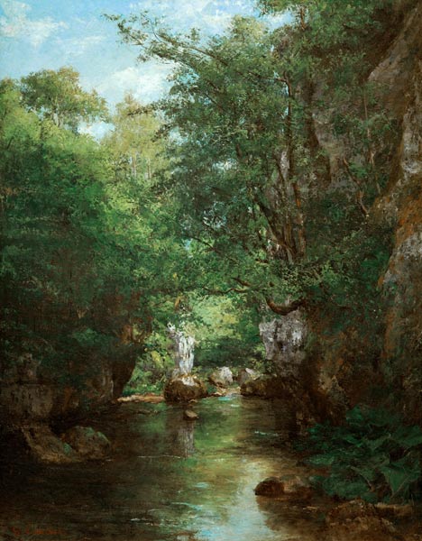 The Stream from Gustave Courbet