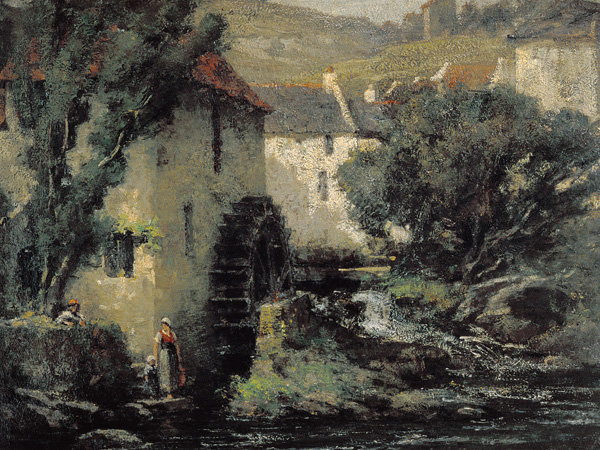 Watermill from Gustave Courbet