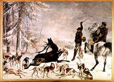 The Death of the Deer from Gustave Courbet