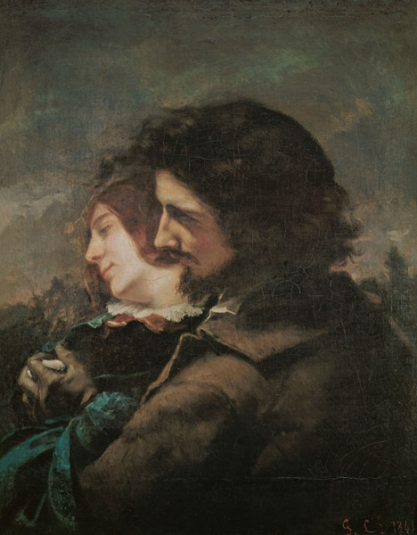 The lovers from Gustave Courbet