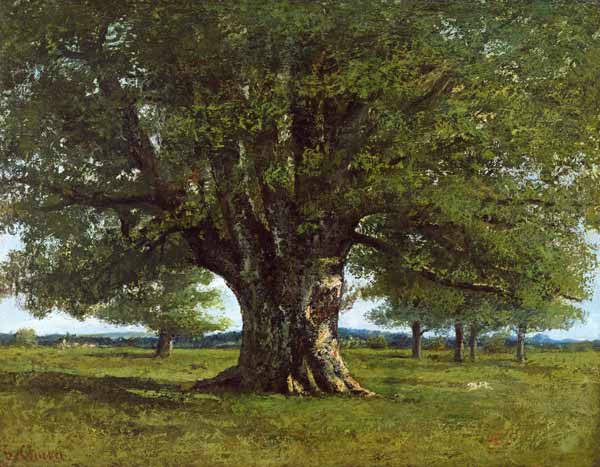 The Oak of Flagey, called Vercingetorix from Gustave Courbet