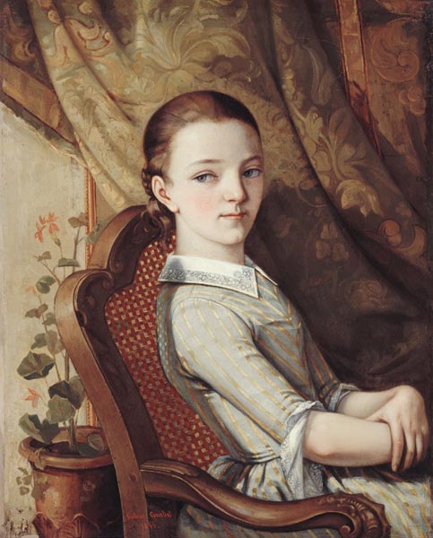 Portrait de Juliette Courbet from Gustave Courbet