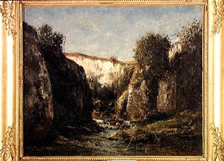 The Source of the Doubs from Gustave Courbet