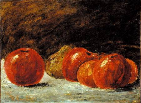 Still Life with Apples from Gustave Courbet