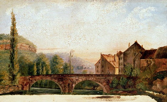 The Pont de Nahin at Ornans, c.1837 from Gustave Courbet