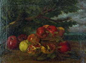 Apples, pomegranates, pears.