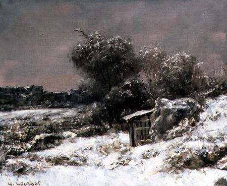 Winter Scene from Gustave Courbet