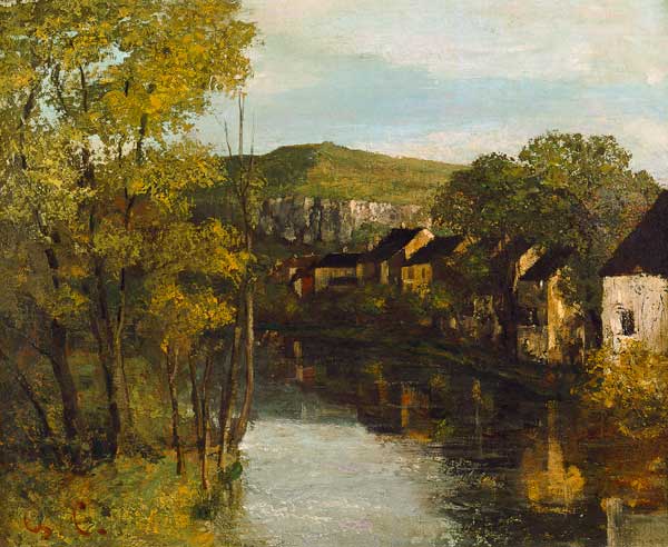 The Reflection of Ornans from Gustave Courbet