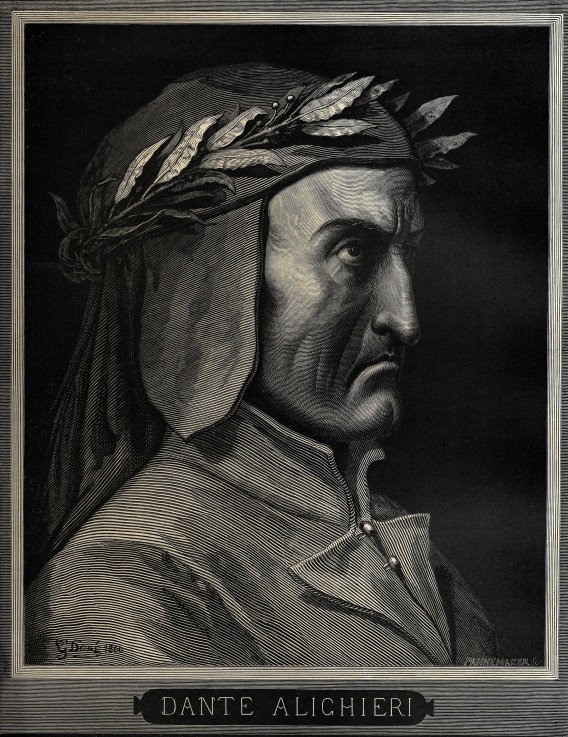 Dante Alighieri (1265-1321) from Gustave Doré