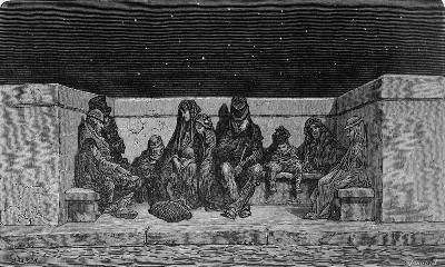 Asleep under the Stars, illustration from ''London, a Pilgrimage''