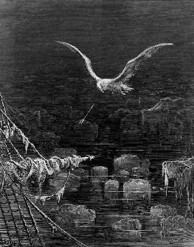 The albatross is shot the Mariner, scene from ''The Rime of the Ancient Mariner''S.T. Coleridge, S.T