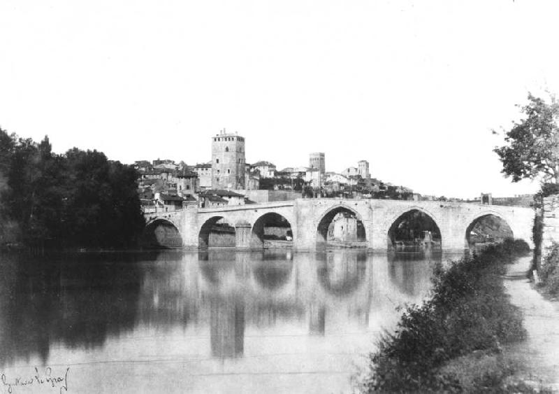 Die Brücke von Cabessut (auch Pont-Neuf genannt) from Gustave Le Gray