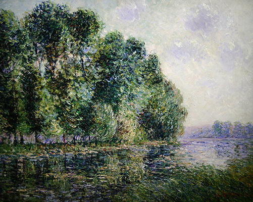 Landscape by the sea (oil on canvas) from Gustave Loiseau