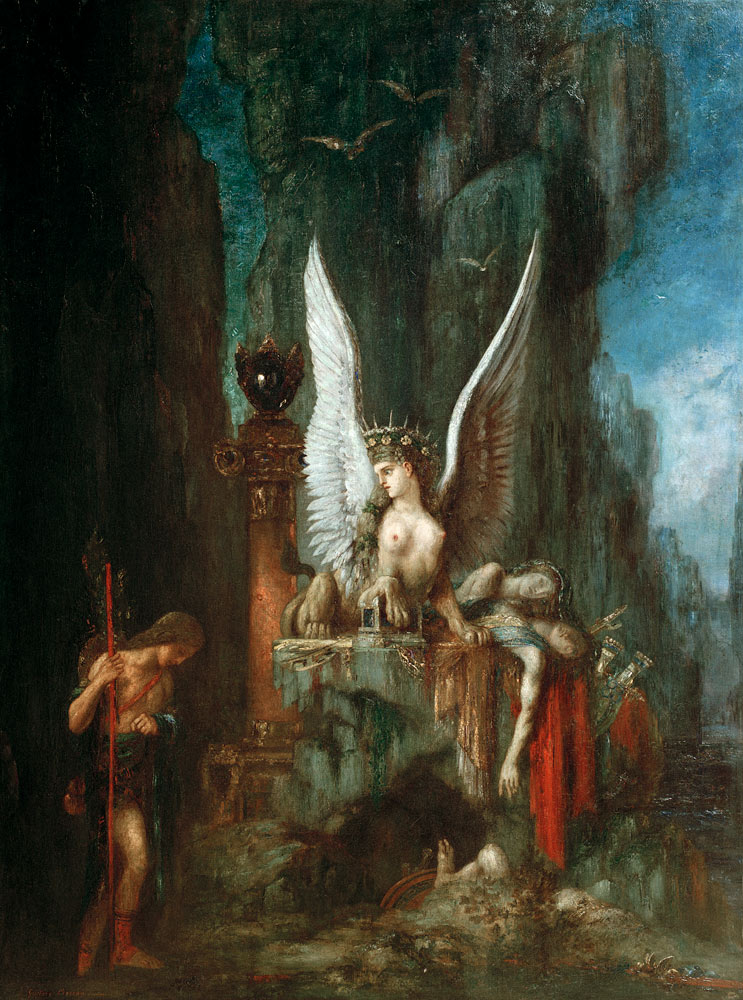 G. Moreau / Oedipe voyageur from Gustave Moreau