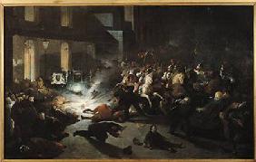 The Attempted Assassination of Emperor Napoleon III (1808-73) by Felice Orsini (1819-59) on the 14th