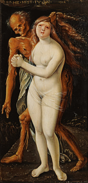 The death and the girl from Hans Baldung Grien