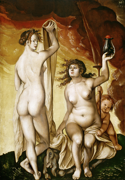 Two weather witches from Hans Baldung Grien