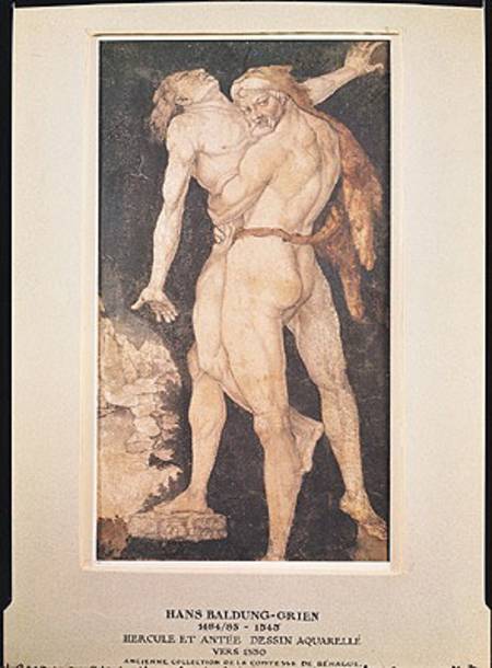 Hercules and Antaeus from Hans Baldung Grien